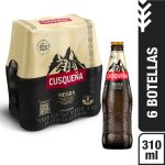 Cerveza CUSQUEÑA Negra Botella 310ml Pack 6 uni