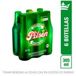 Cerveza PILSEN Callao Botella 305ml Pack de 6 uni