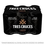 Cerveza TRES CRUCES Lager Lata 355ml Pack de 6 uni