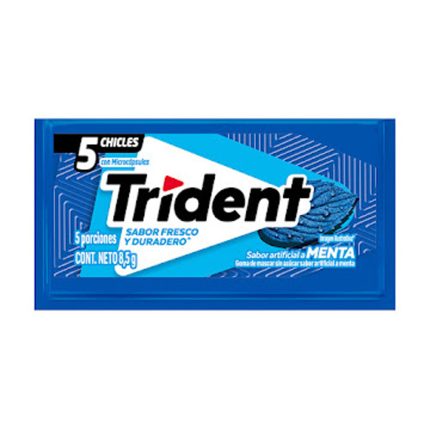 Chicle TRIDENT 5s Menta 8.5gr