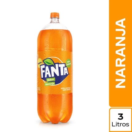 Gaseosa FANTA Naranja Botella 3L