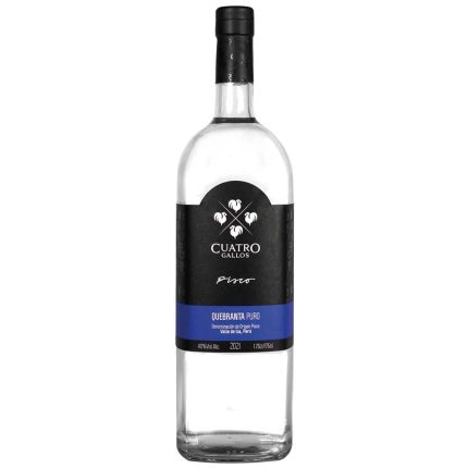 Pisco CUATRO GALLOS Quebranta Botella 1.75L