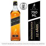 Whisky JOHNNIE WALKER Black Label Botella 750ml