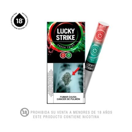 Cigarro LUCKY Reshape Sandia & Menta Caja 10 uni