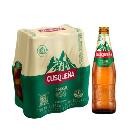 Cerveza CUSQUEÑA Trigo Botella 310ml Pack 6 uni