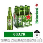 Cerveza HEINEKEN Botella 330ml Pack 6 uni