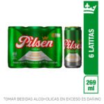 Cerveza PILSEN Callao Lata 269ml Pack 6 uni