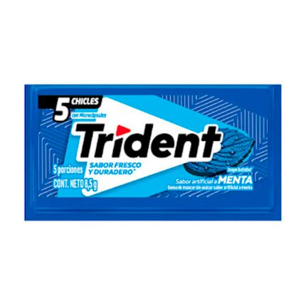 Chicle TRIDENT 5s Menta 8.5gr