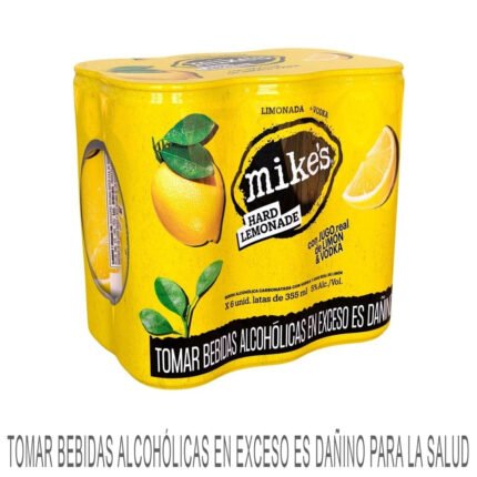 MIKE’S Hard Lemonade Lata 355ml Pack 6 uni