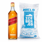 Whisky JOHNNIE WALKER Red Label Botella 750ml + Hielo IceBer 1.5 Kg