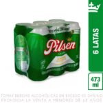 Cerveza PILSEN Lata 473ml Pack 6 uni