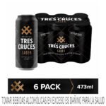 Cerveza TRES CRUCES Lata 473ml Pack 6 uni